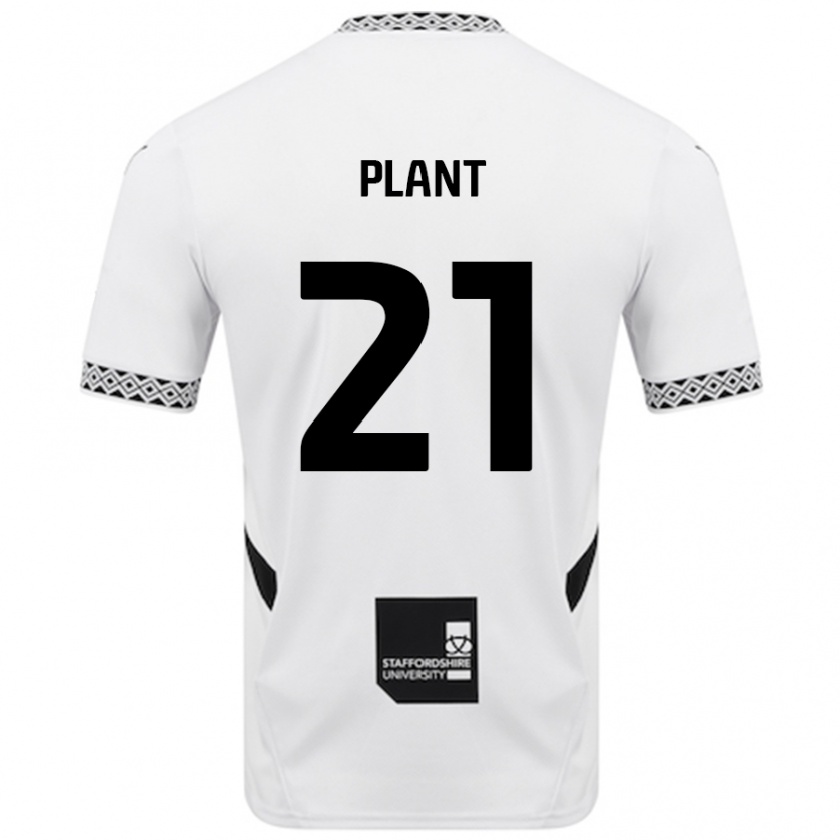 Kandiny Niño Camiseta James Plant #21 Blanco 1ª Equipación 2024/25 La Camisa