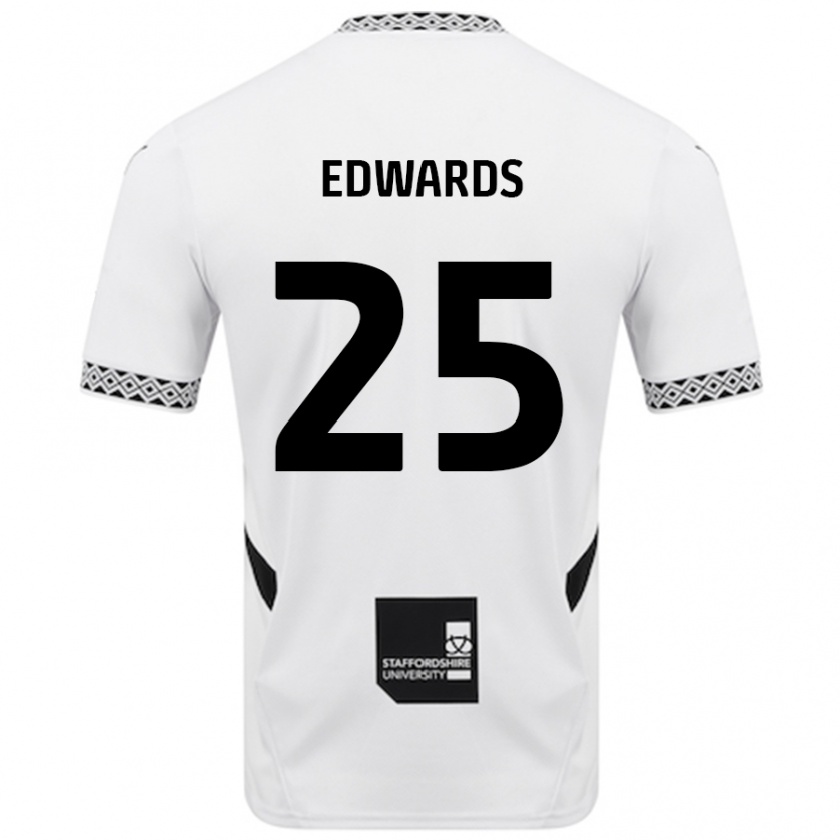 Kandiny Niño Camiseta Diamond Edwards #25 Blanco 1ª Equipación 2024/25 La Camisa