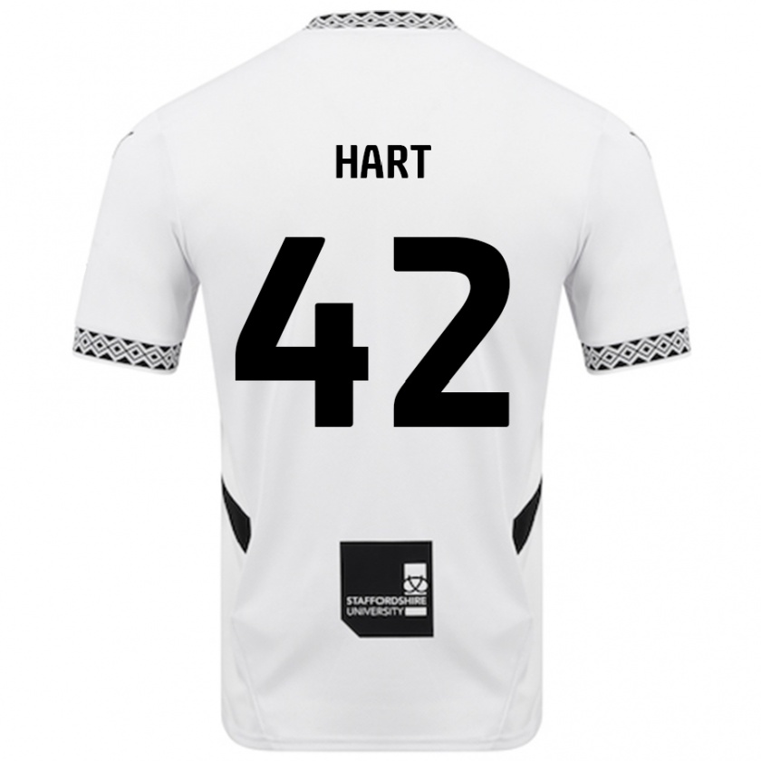 Kandiny Bambino Maglia Sam Hart #42 Bianco Kit Gara Home 2024/25 Maglietta