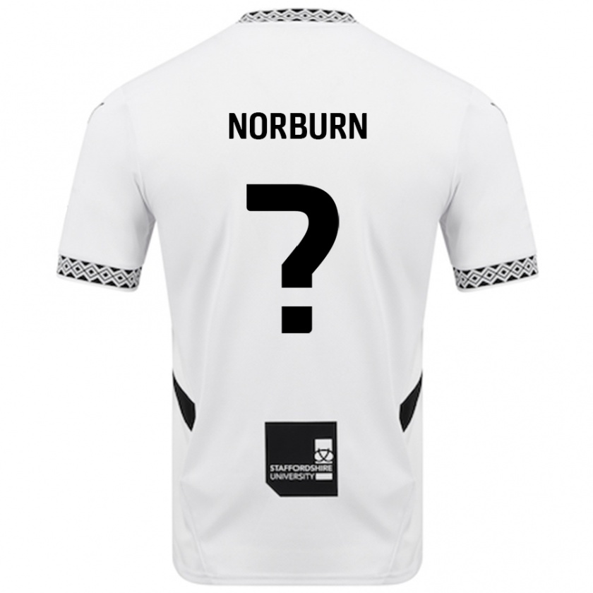 Kandiny Niño Camiseta Dylan Norburn #0 Blanco 1ª Equipación 2024/25 La Camisa