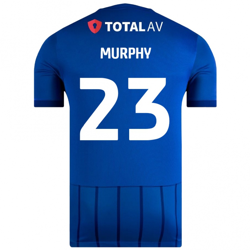 Kandiny Kinderen Josh Murphy #23 Blauw Thuisshirt Thuistenue 2024/25 T-Shirt België