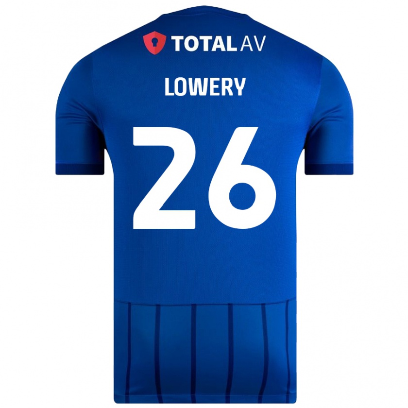 Kandiny Kinder Tom Lowery #26 Blau Heimtrikot Trikot 2024/25 T-Shirt Österreich