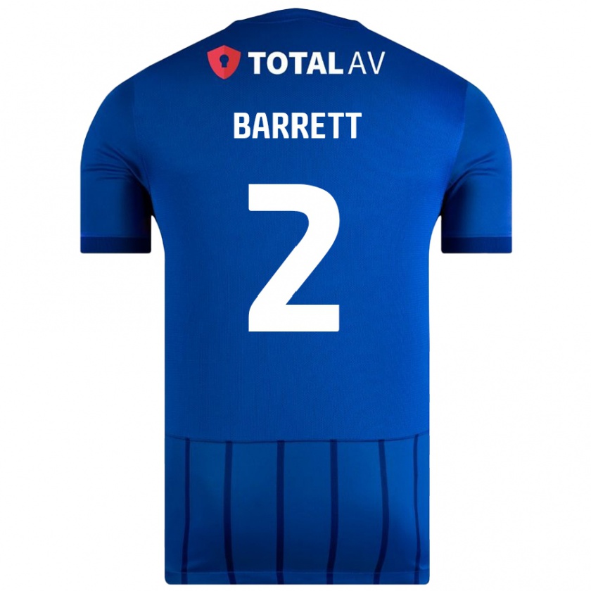 Kandiny Kinderen Nicole Barrett #2 Blauw Thuisshirt Thuistenue 2024/25 T-Shirt België