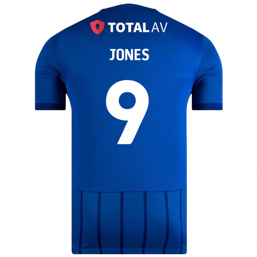 Kandiny Kinder Emma Jones #9 Blau Heimtrikot Trikot 2024/25 T-Shirt Österreich