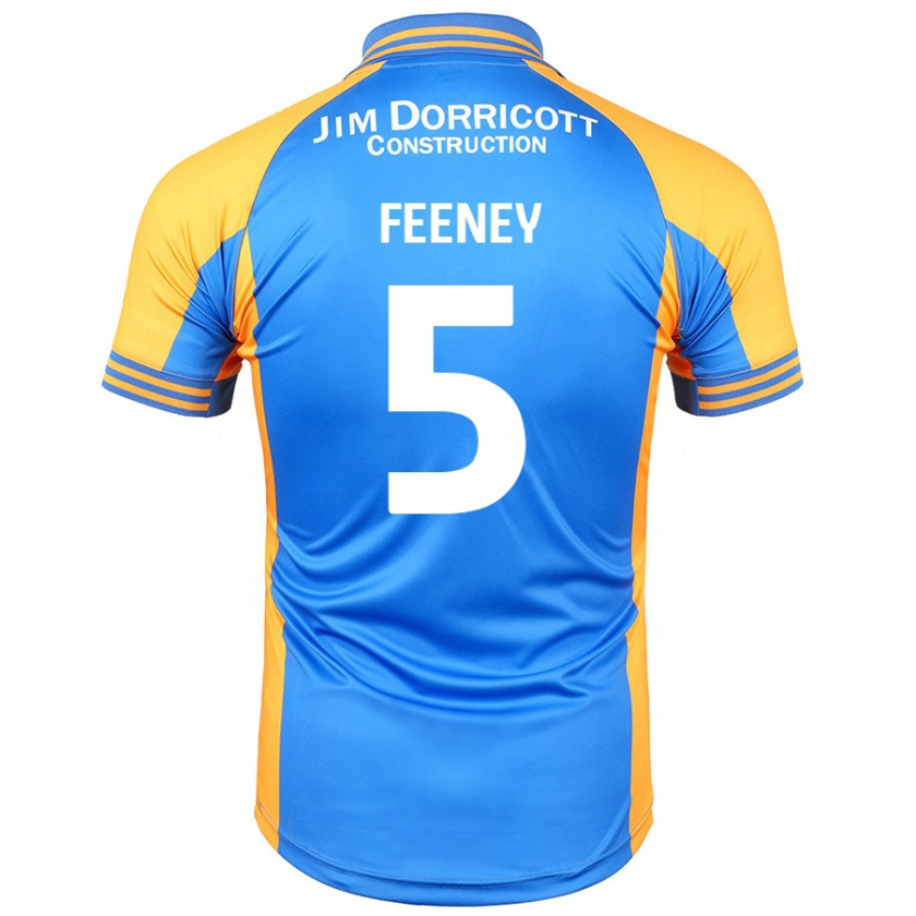 Kandiny Kinder Morgan Feeney #5 Blau Bernstein Heimtrikot Trikot 2024/25 T-Shirt Österreich