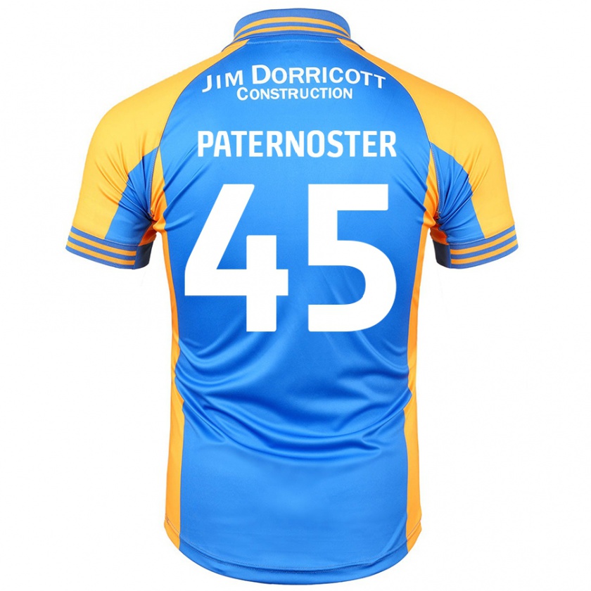 Kandiny Niño Camiseta Vladimir Paternoster #45 Azul Ámbar 1ª Equipación 2024/25 La Camisa