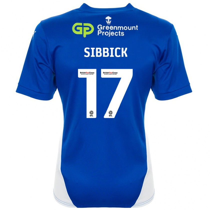 Kandiny Kinder Toby Sibbick #17 Blau Weiß Heimtrikot Trikot 2024/25 T-Shirt Österreich