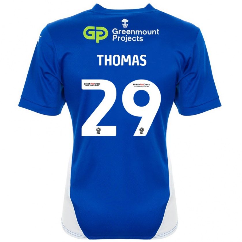 Kandiny Kinder Silko Thomas #29 Blau Weiß Heimtrikot Trikot 2024/25 T-Shirt Österreich