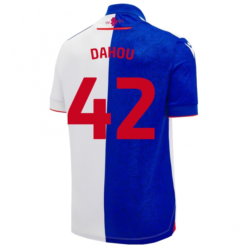 Kandiny Bambino Maglia Jemima Dahou #42 Azzurro Bianco Kit Gara Home 2024/25 Maglietta