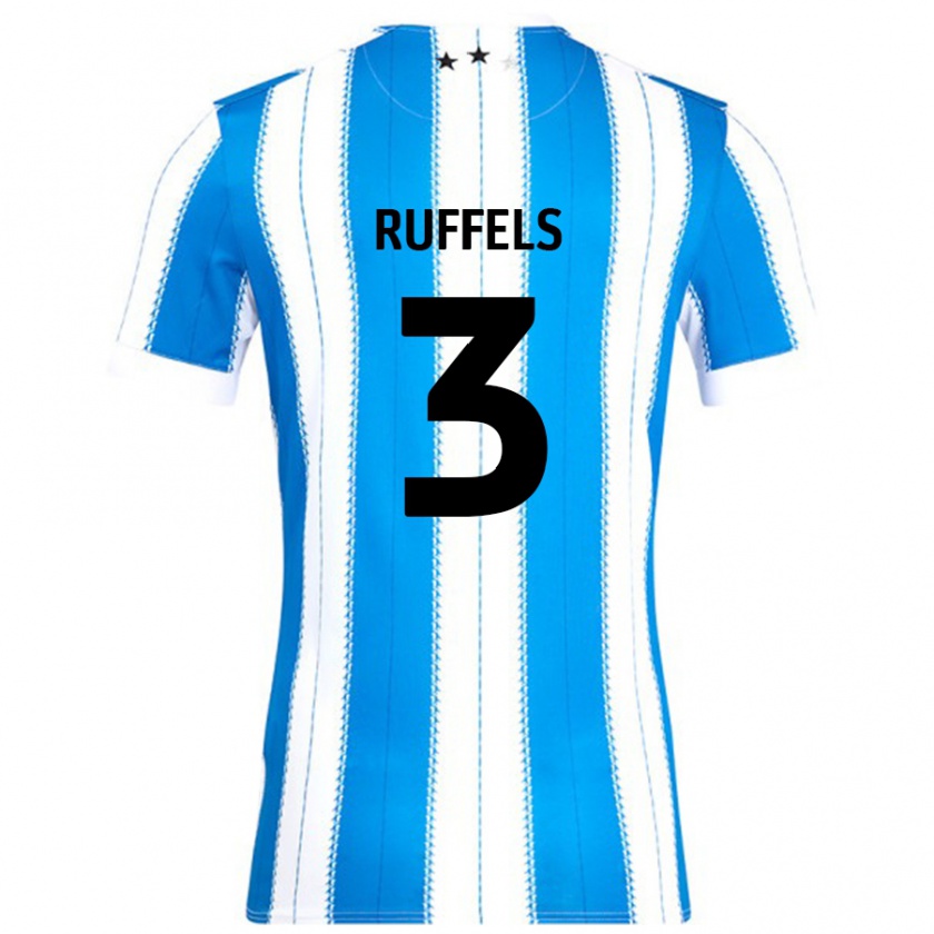 Kandiny Kinder Josh Ruffels #3 Blau Weiß Heimtrikot Trikot 2024/25 T-Shirt Österreich