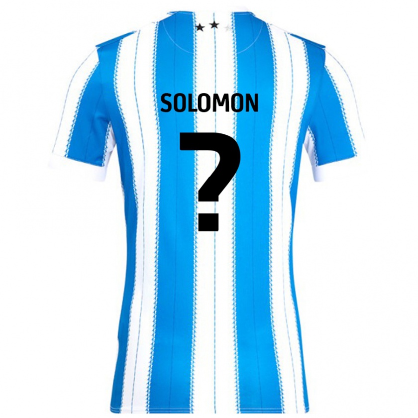 Kandiny Kinder Eko Solomon #0 Blau Weiß Heimtrikot Trikot 2024/25 T-Shirt Österreich