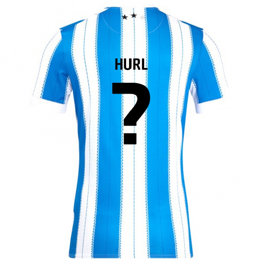 Kandiny Kinder Francis Hurl #0 Blau Weiß Heimtrikot Trikot 2024/25 T-Shirt Österreich