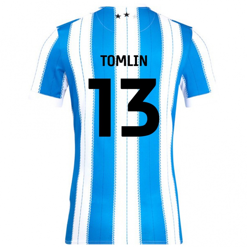 Kandiny Kinder Phoebe Tomlin #13 Blau Weiß Heimtrikot Trikot 2024/25 T-Shirt Österreich