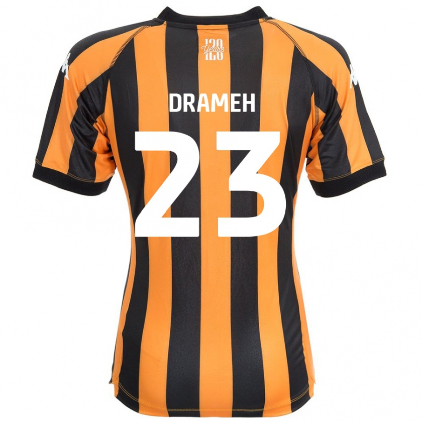 Kandiny Kinder Cody Drameh #23 Schwarz Bernstein Heimtrikot Trikot 2024/25 T-Shirt Österreich