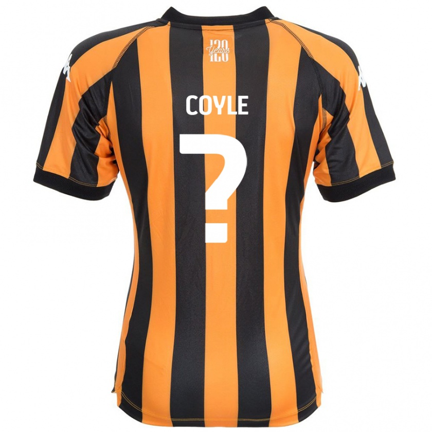 Kandiny Niño Camiseta Rocco Coyle #0 Negro Ámbar 1ª Equipación 2024/25 La Camisa