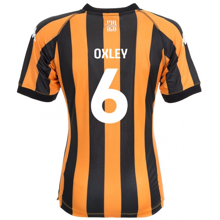 Kandiny Bambino Maglia Tilly Oxley #6 Nero Ambra Kit Gara Home 2024/25 Maglietta