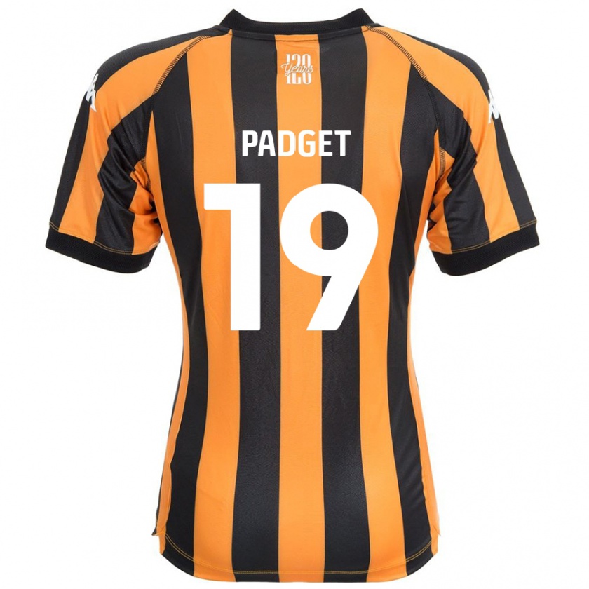 Kandiny Bambino Maglia Bethany Padget #19 Nero Ambra Kit Gara Home 2024/25 Maglietta