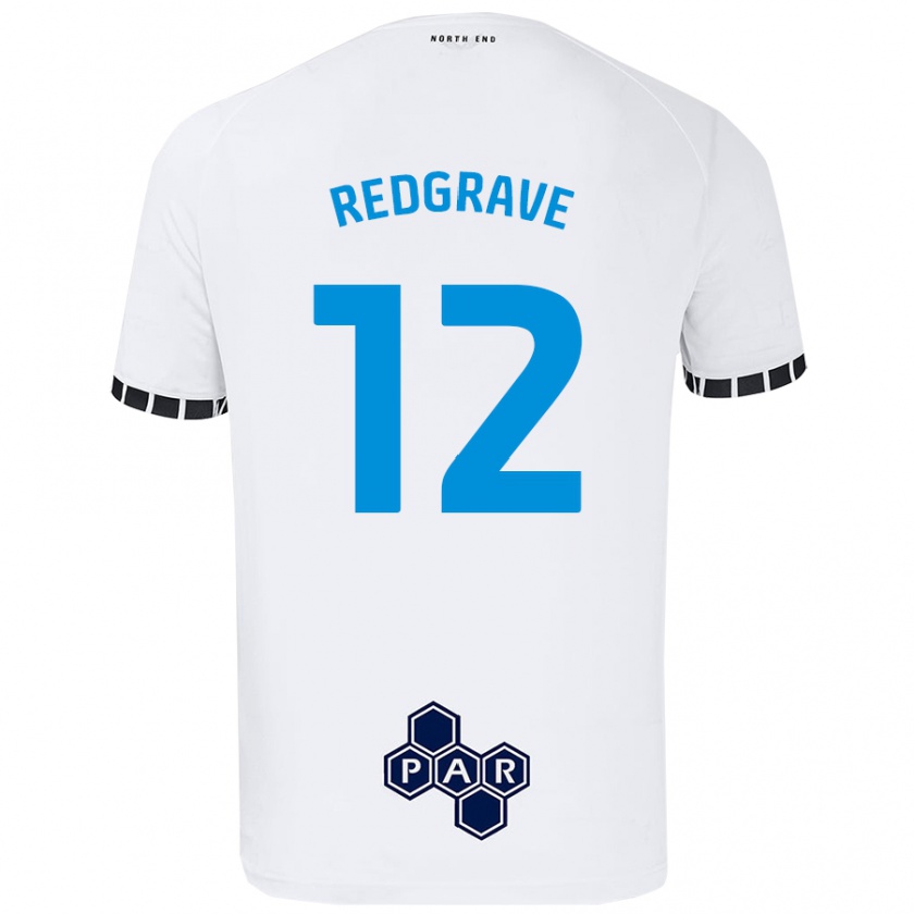 Kandiny Kinder Jodie Redgrave #12 Weiß Heimtrikot Trikot 2024/25 T-Shirt Österreich