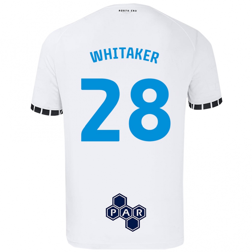 Kandiny Kinder Eve Whitaker #28 Weiß Heimtrikot Trikot 2024/25 T-Shirt Österreich