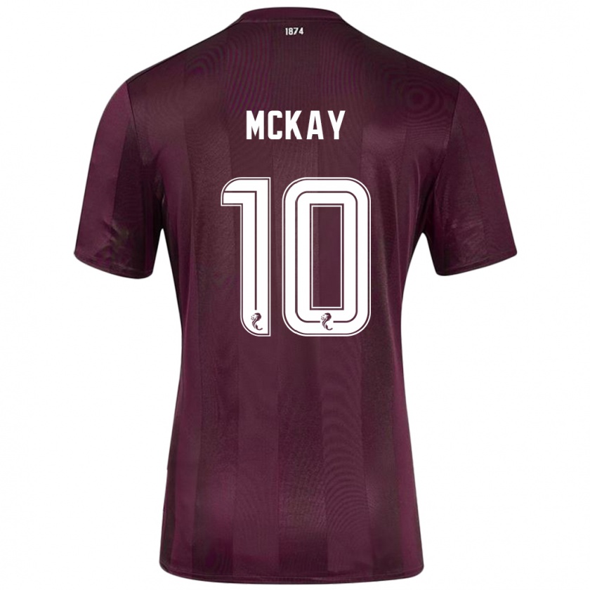 Kandiny Kinder Barrie Mckay #10 Burgundrot Heimtrikot Trikot 2024/25 T-Shirt Österreich