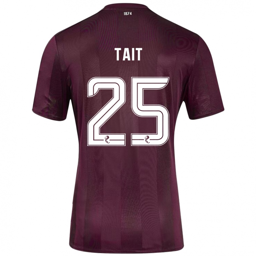 Kandiny Kinder Macaulay Tait #25 Burgundrot Heimtrikot Trikot 2024/25 T-Shirt Österreich