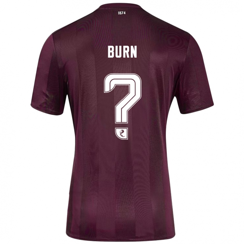 Kandiny Kinder Gregor Burn #0 Burgundrot Heimtrikot Trikot 2024/25 T-Shirt Österreich