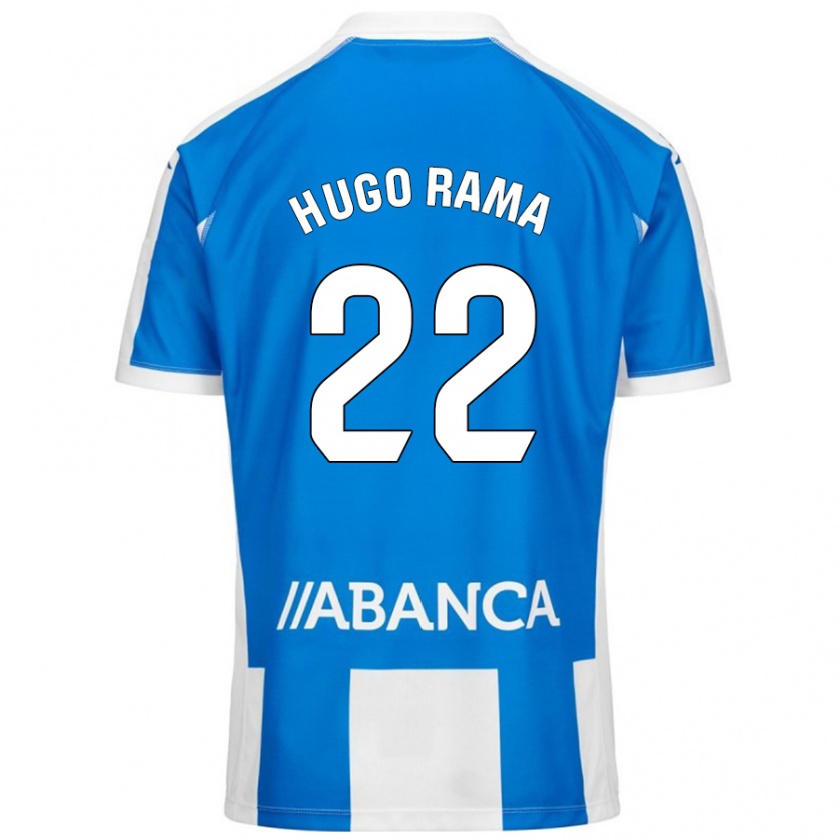 Kandiny Barn Hugo Rama #22 Blå Vit Hemmatröja Matchtröjor 2024/25 Tröjor T-Tröja