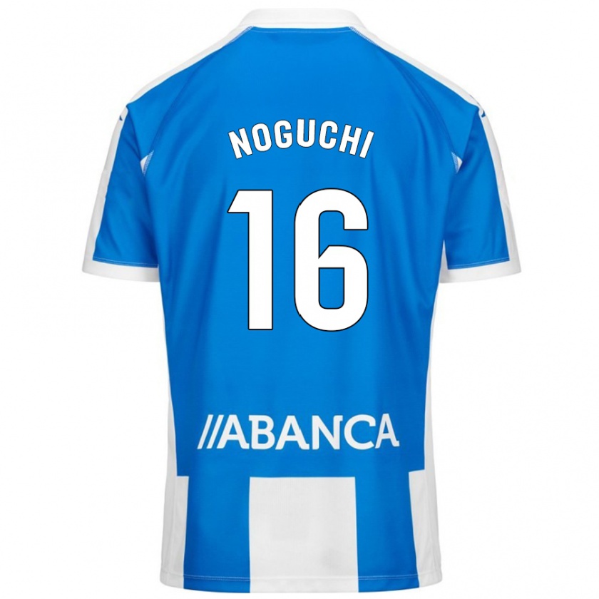 Kandiny Kinder Ayaka Noguchi #16 Blau Weiß Heimtrikot Trikot 2024/25 T-Shirt Österreich