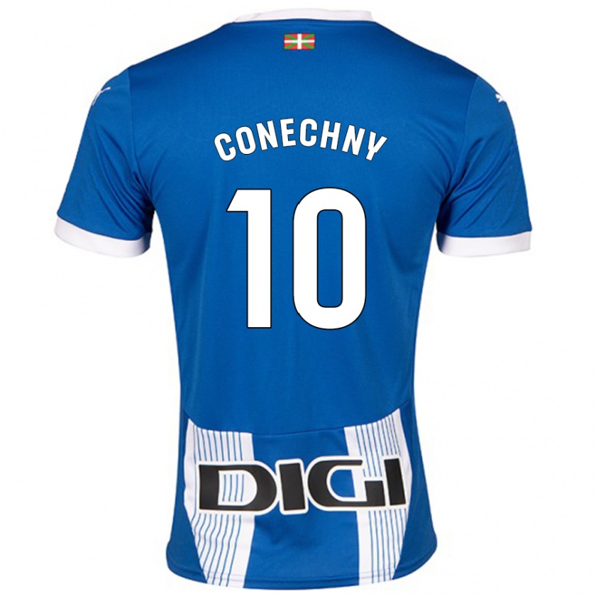 Kandiny Kinderen Tomás Conechny #10 Blauw Thuisshirt Thuistenue 2024/25 T-Shirt België