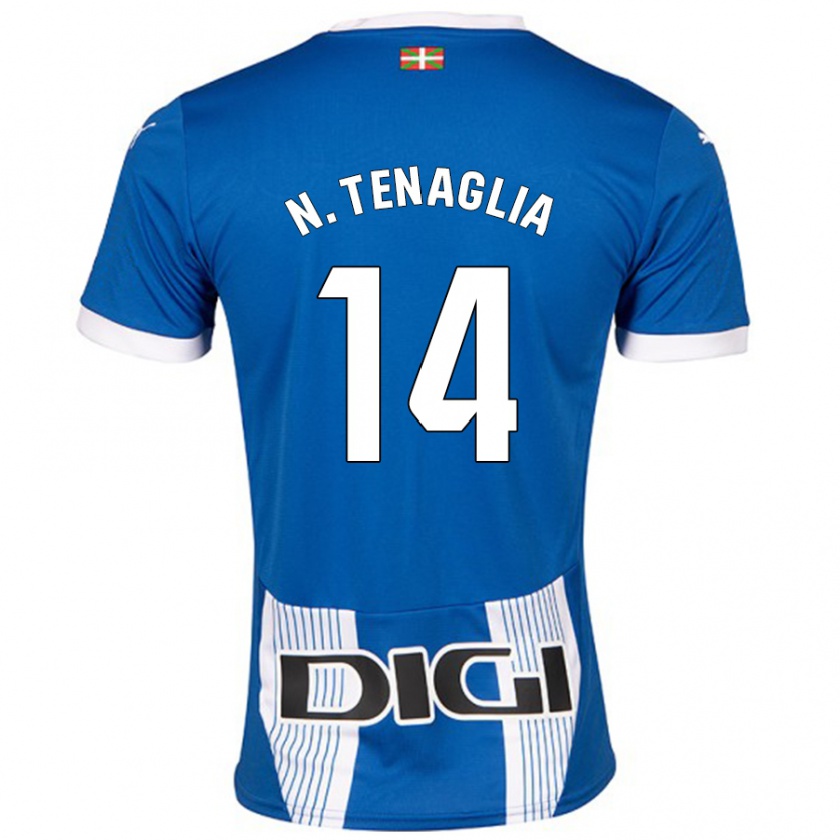 Kandiny Niño Camiseta Nahuel Tenaglia #14 Azul 1ª Equipación 2024/25 La Camisa