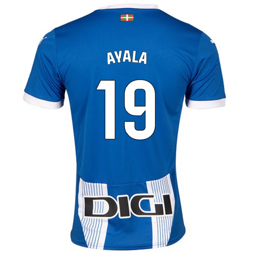 Kandiny Niño Camiseta Axel Ayala #19 Azul 1ª Equipación 2024/25 La Camisa