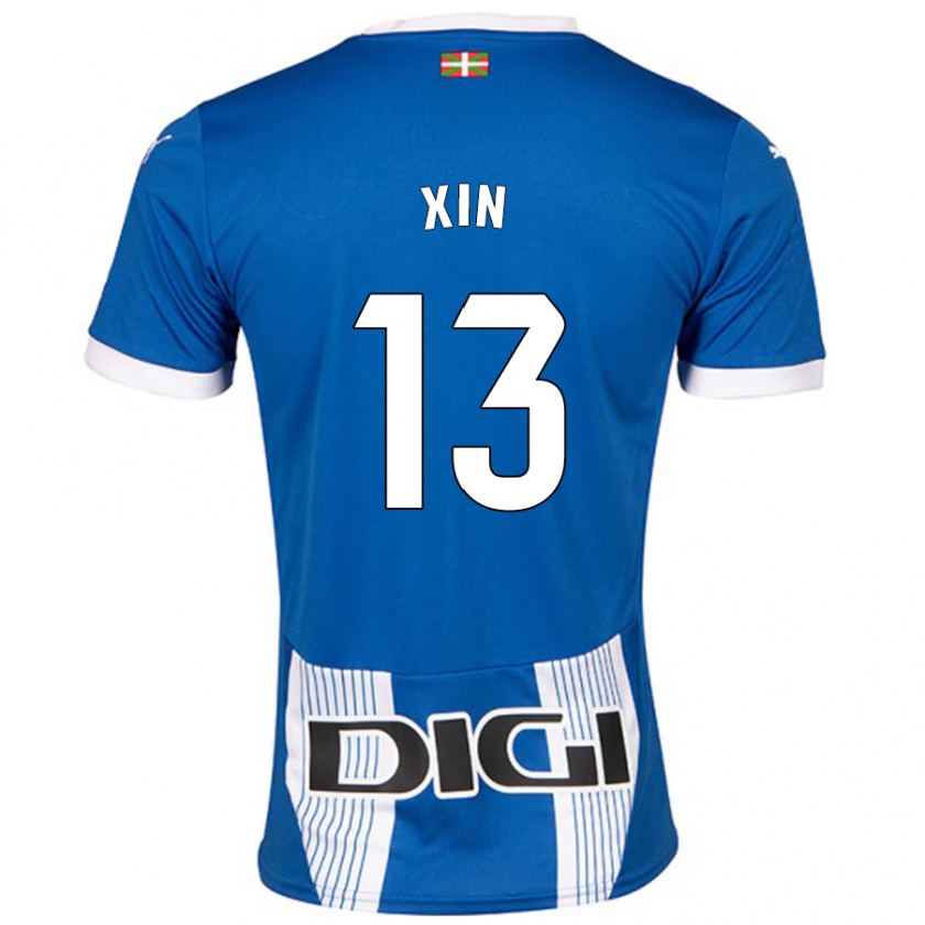 Kandiny Kinderen Jana Xin #13 Blauw Thuisshirt Thuistenue 2024/25 T-Shirt België