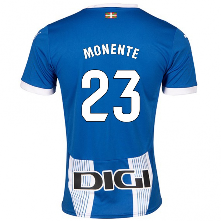 Kandiny Kinder Leyre Monente #23 Blau Heimtrikot Trikot 2024/25 T-Shirt Österreich