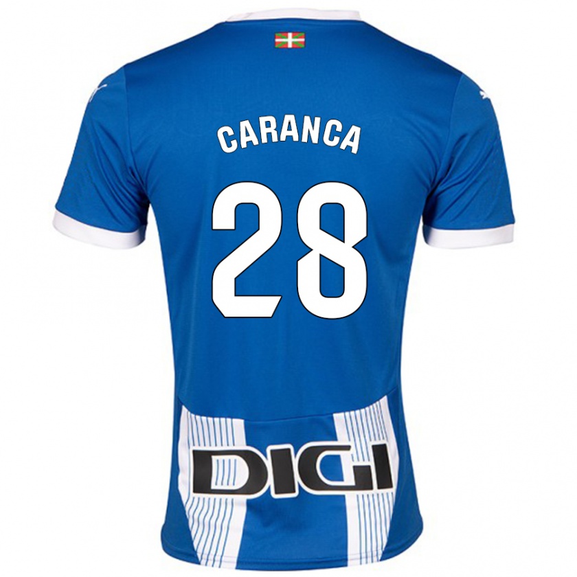 Kandiny Kinderen Sara Caranca #28 Blauw Thuisshirt Thuistenue 2024/25 T-Shirt België