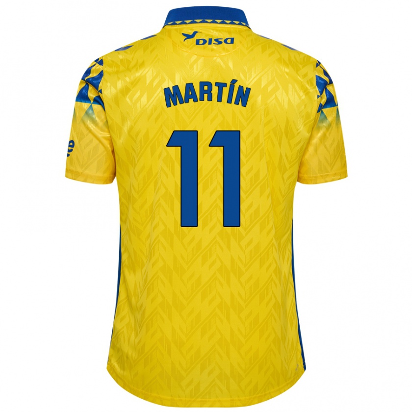 KandinyキッズDiego Martín#11黄 青ホームシャツ2024/25ジャージーユニフォーム