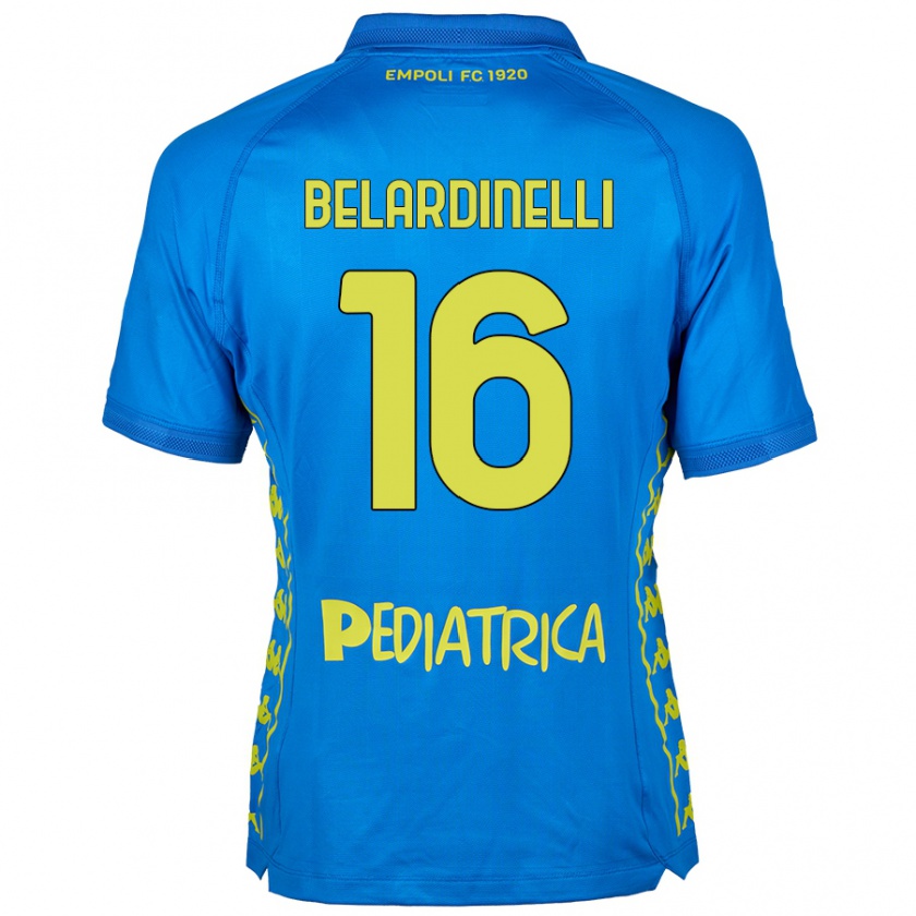 KandinyキッズLuca Belardinelli#16青ホームシャツ2024/25ジャージーユニフォーム