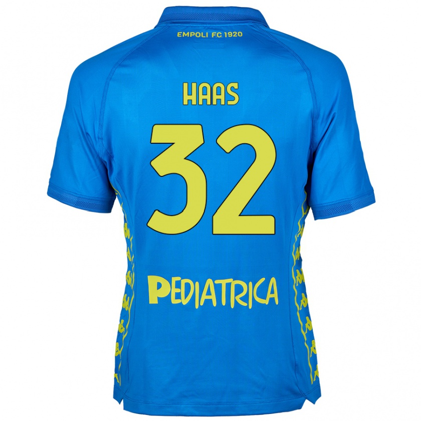 Kandiny Niño Camiseta Nicolas Haas #32 Azul 1ª Equipación 2024/25 La Camisa