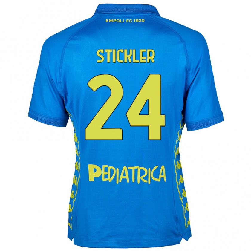 Kandiny Kinder Mateo Stickler #24 Blau Heimtrikot Trikot 2024/25 T-Shirt Österreich