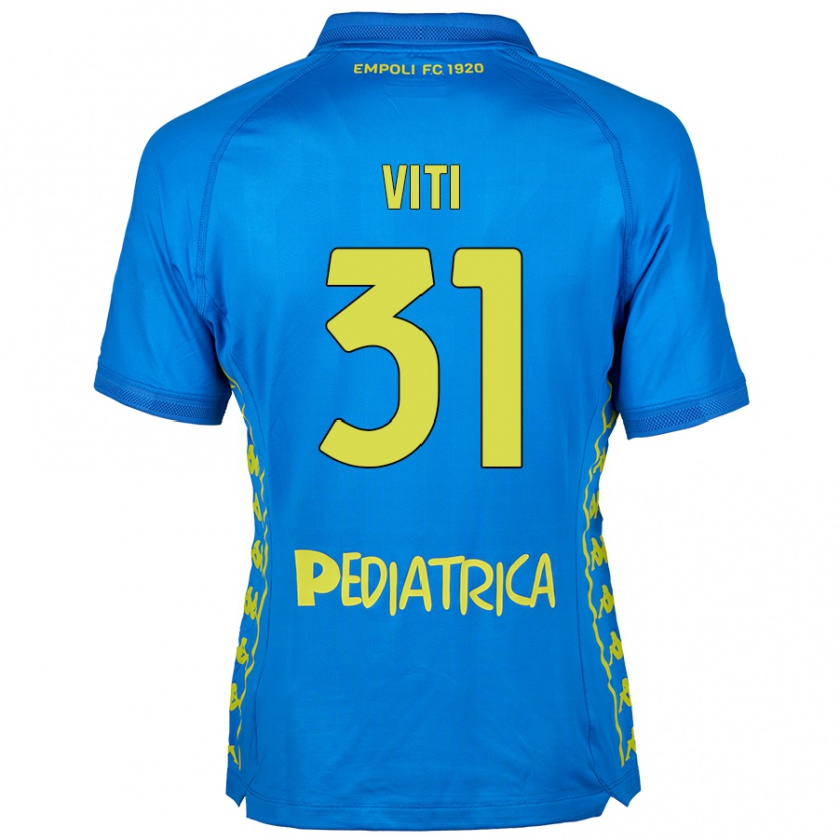 Kandiny Niño Camiseta Vittorio Viti #31 Azul 1ª Equipación 2024/25 La Camisa