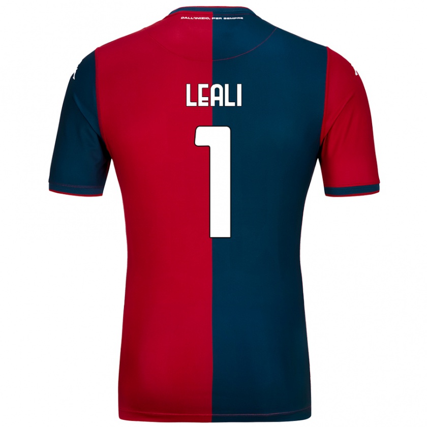 Kandiny Niño Camiseta Nicola Leali #1 Rojo Azul Oscuro 1ª Equipación 2024/25 La Camisa