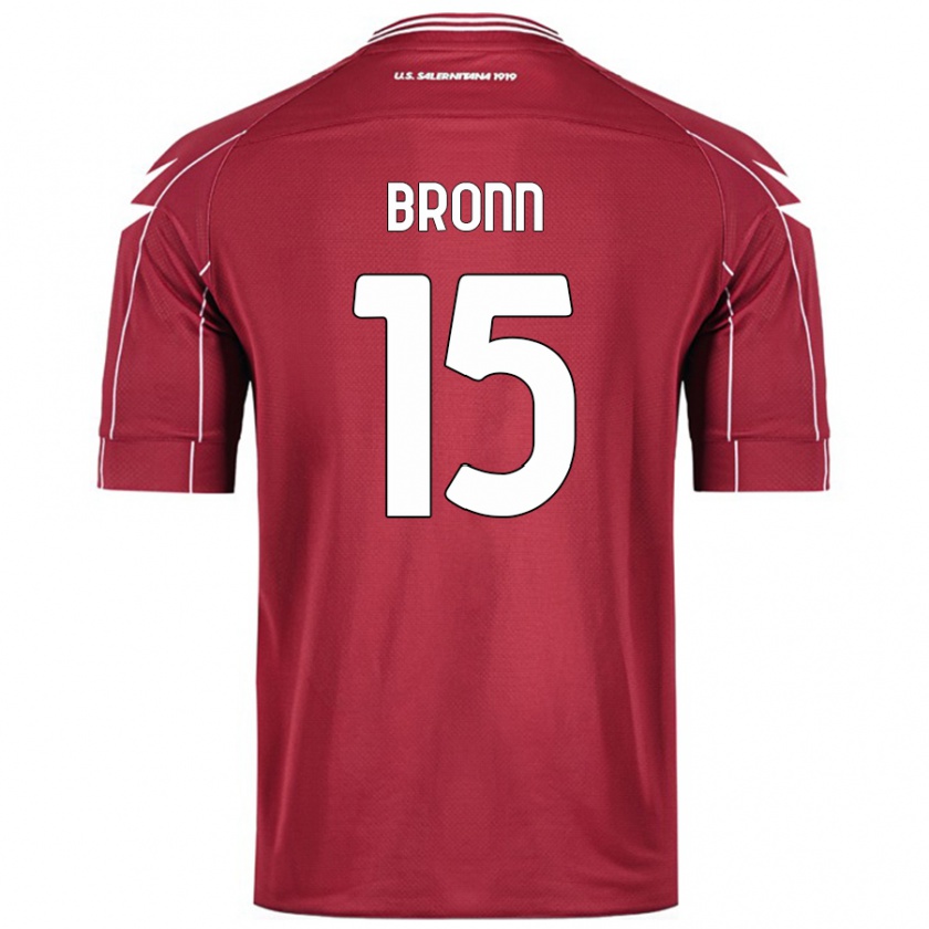 Kandiny Kinder Dylan Bronn #15 Burgundrot Heimtrikot Trikot 2024/25 T-Shirt Österreich