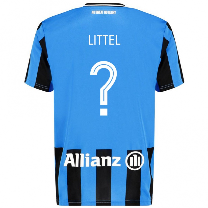 Kandiny Barn Amy Littel #0 Himmelsblå Svart Hemmatröja Matchtröjor 2024/25 Tröjor T-Tröja