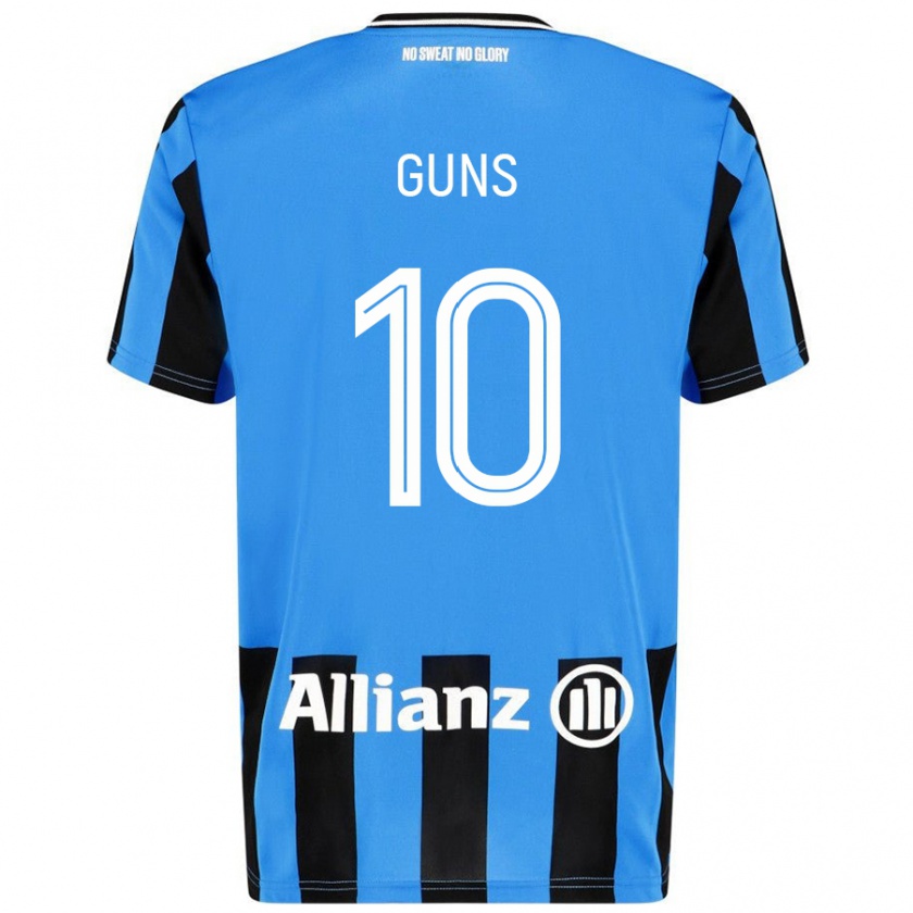 Kandiny Kinder Celien Guns #10 Himmelblau Schwarz Heimtrikot Trikot 2024/25 T-Shirt Österreich