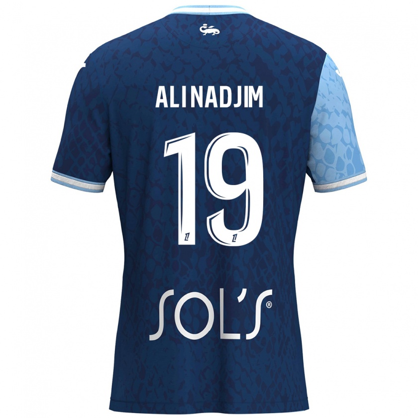 Kandiny Kinderen Nadjma Ali Nadjim #19 Hemelsblauw Donkerblauw Thuisshirt Thuistenue 2024/25 T-Shirt België