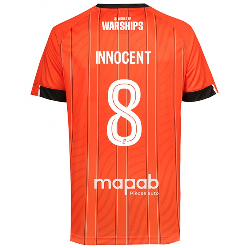 Kandiny Niño Camiseta Bonke Innocent #8 Naranja 1ª Equipación 2024/25 La Camisa