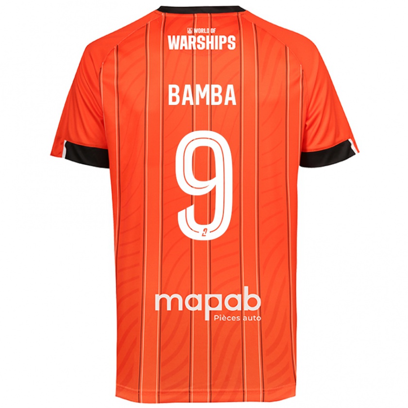 Kandiny Kinder Mohamed Bamba #9 Orange Heimtrikot Trikot 2024/25 T-Shirt Österreich