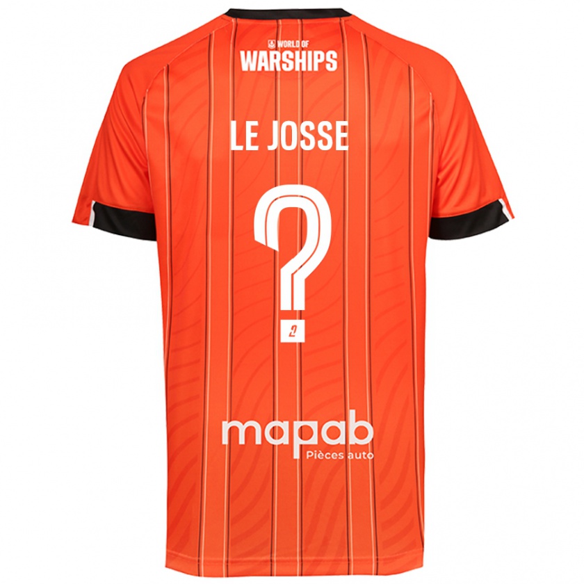 Kandiny Niño Camiseta Ewen Le Josse #0 Naranja 1ª Equipación 2024/25 La Camisa