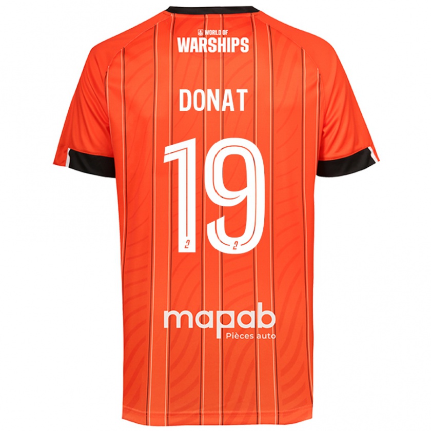 Kandiny Bambino Maglia Noa Donat #19 Arancione Kit Gara Home 2024/25 Maglietta