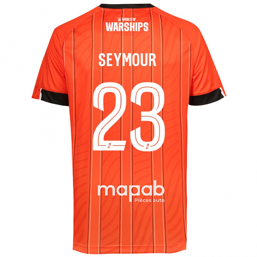 Kandiny Niño Camiseta Brice Seymour #23 Naranja 1ª Equipación 2024/25 La Camisa