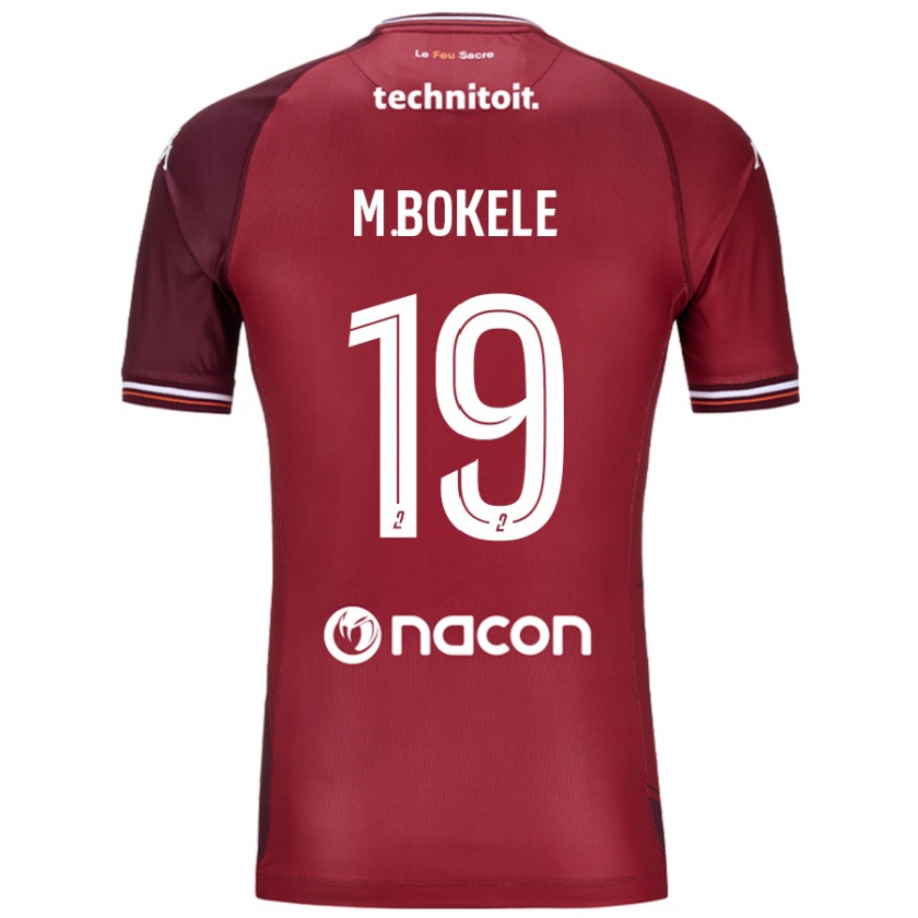 Kandiny Bambino Maglia Morgan Bokele #19 Rosso Granata Kit Gara Home 2024/25 Maglietta